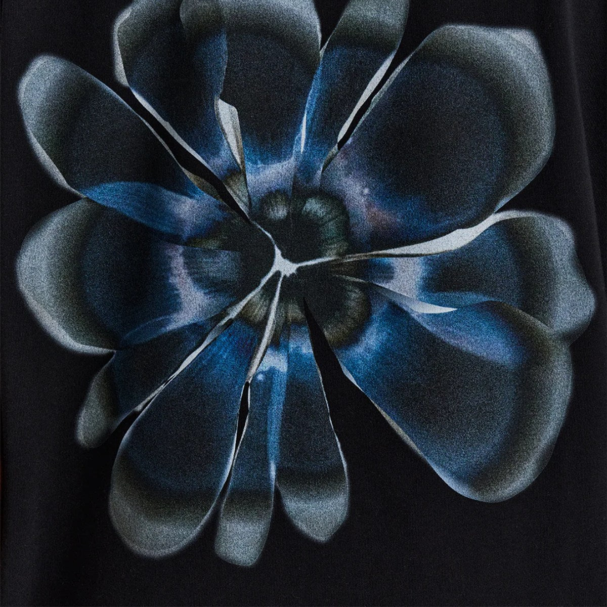 Bandit Running - Unisex Cotton Tee - Blot Bleed Floral / BLACK 【UTTSL001SP26BB】
