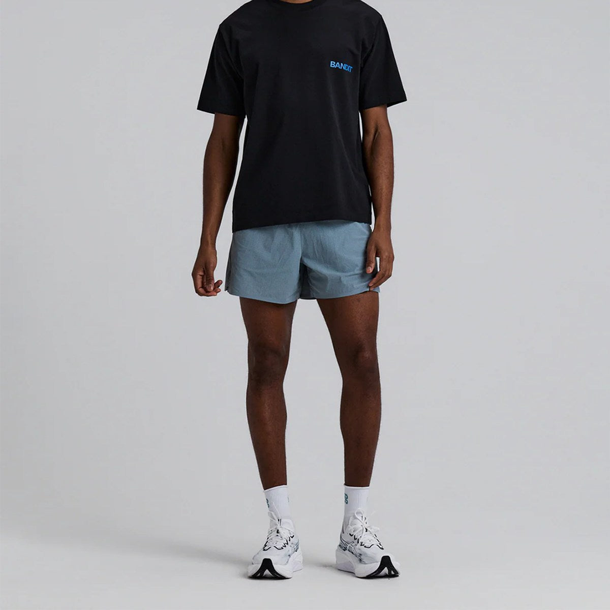 Bandit Running - Unisex Cotton Tee - Blot Bleed Floral / BLACK 【UTTSL001SP26BB】