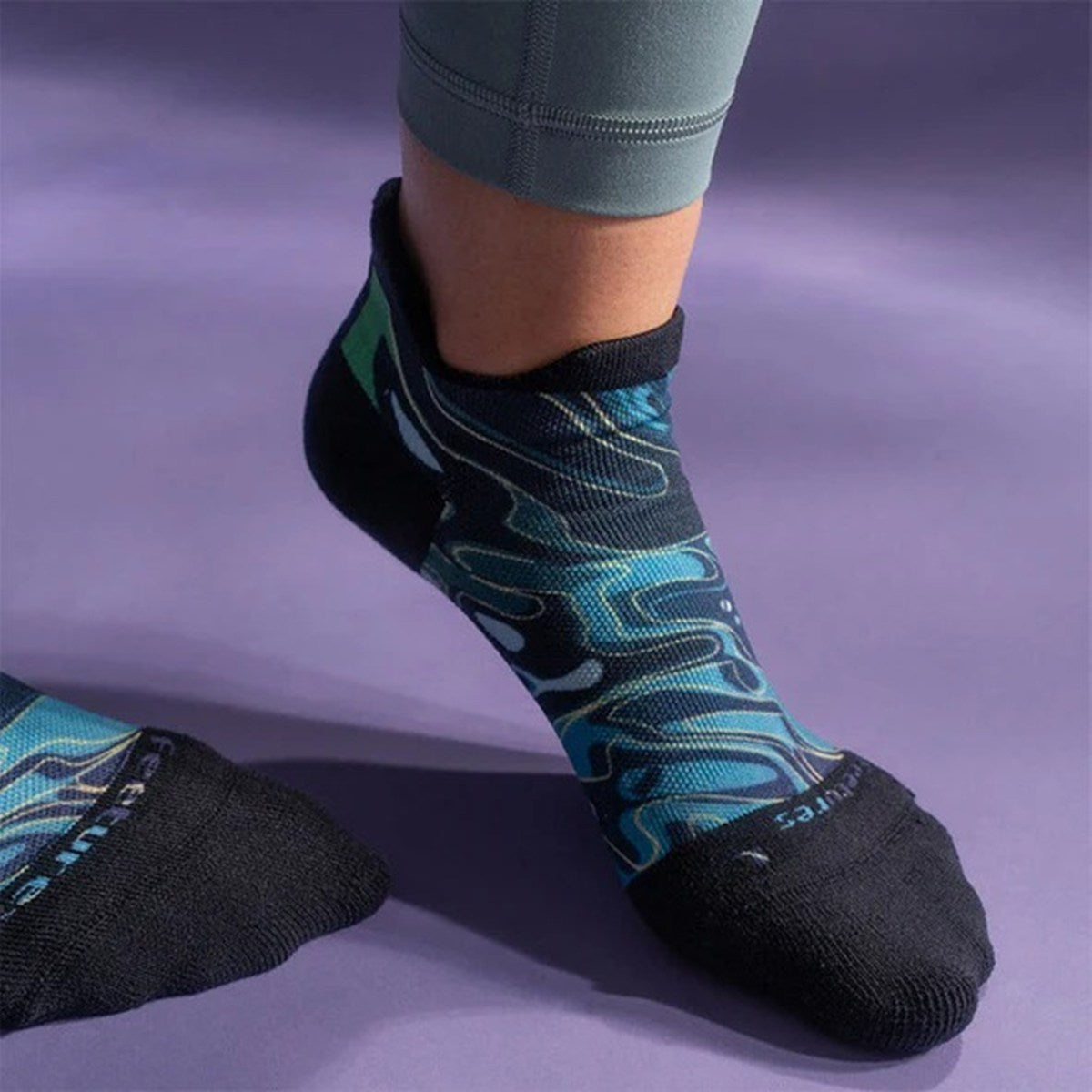 FEETURES - ELITE LIGHT CUSHION NO SHOW TAB Midnight Lagoon 【4400030193252】