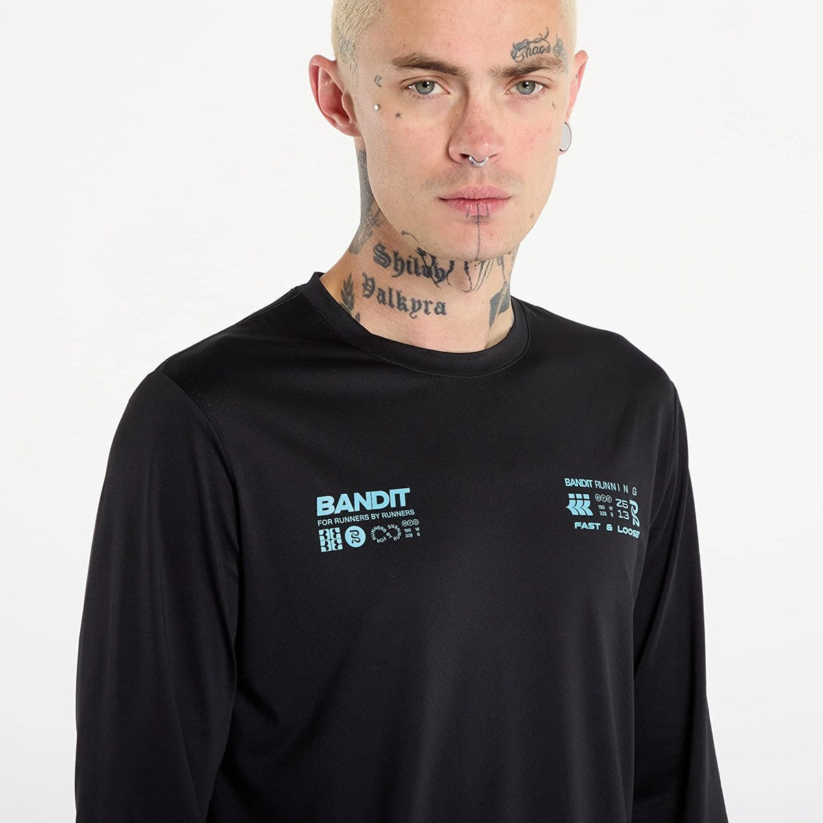 Bandit Running - NanoMesh Infographic Long Sleeve 【UTPLP001FL25BB】