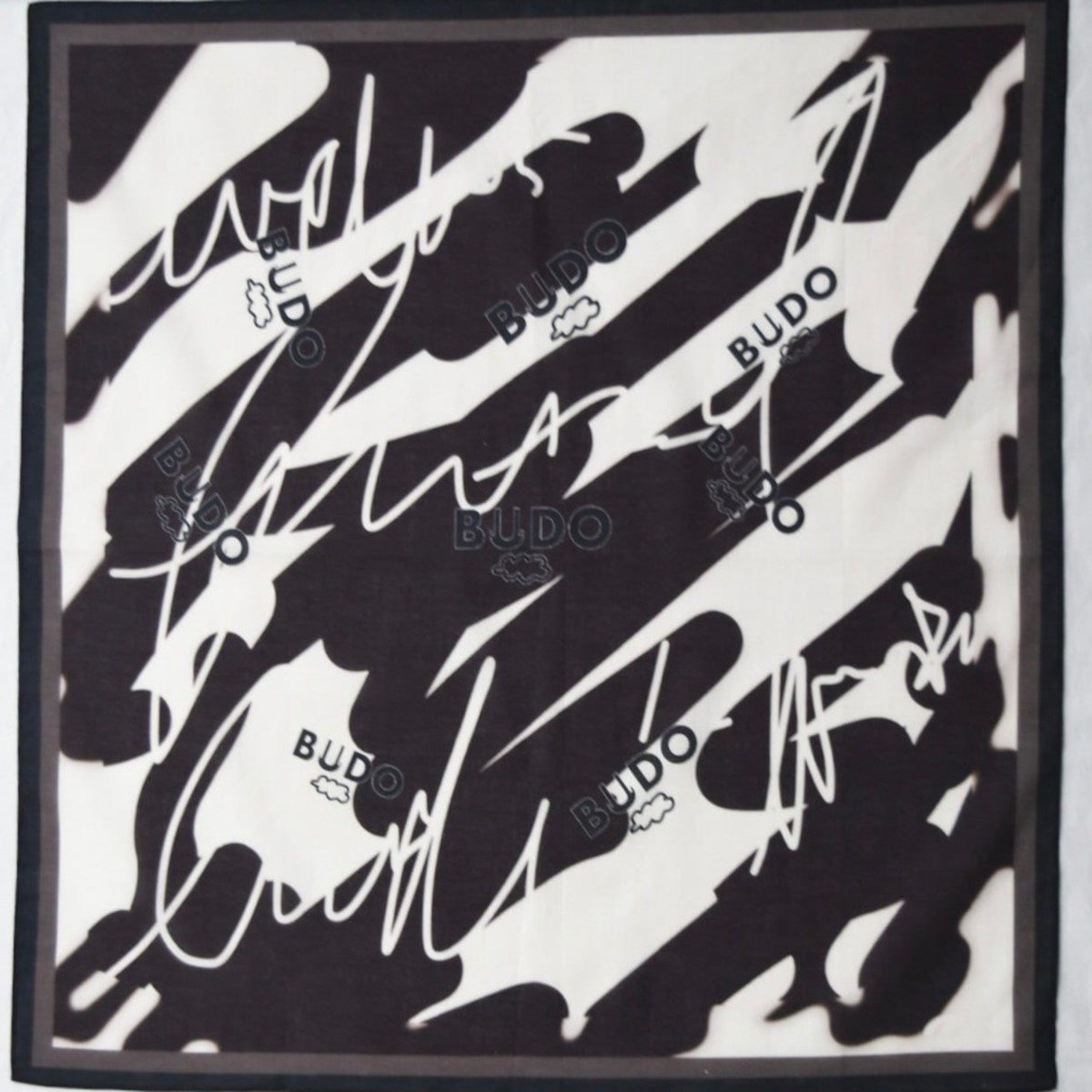 BUDO - friends pattern bandana Shadow 【B26BD201】