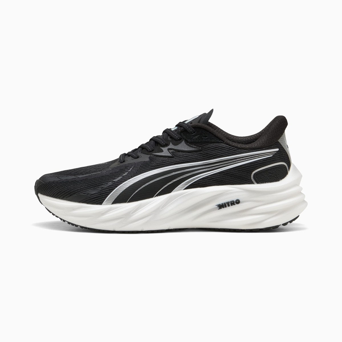 PUMA - WMNS VELOCITY NITRO 4 PUMA BLACK/PUMA WHITE 【311141-01】