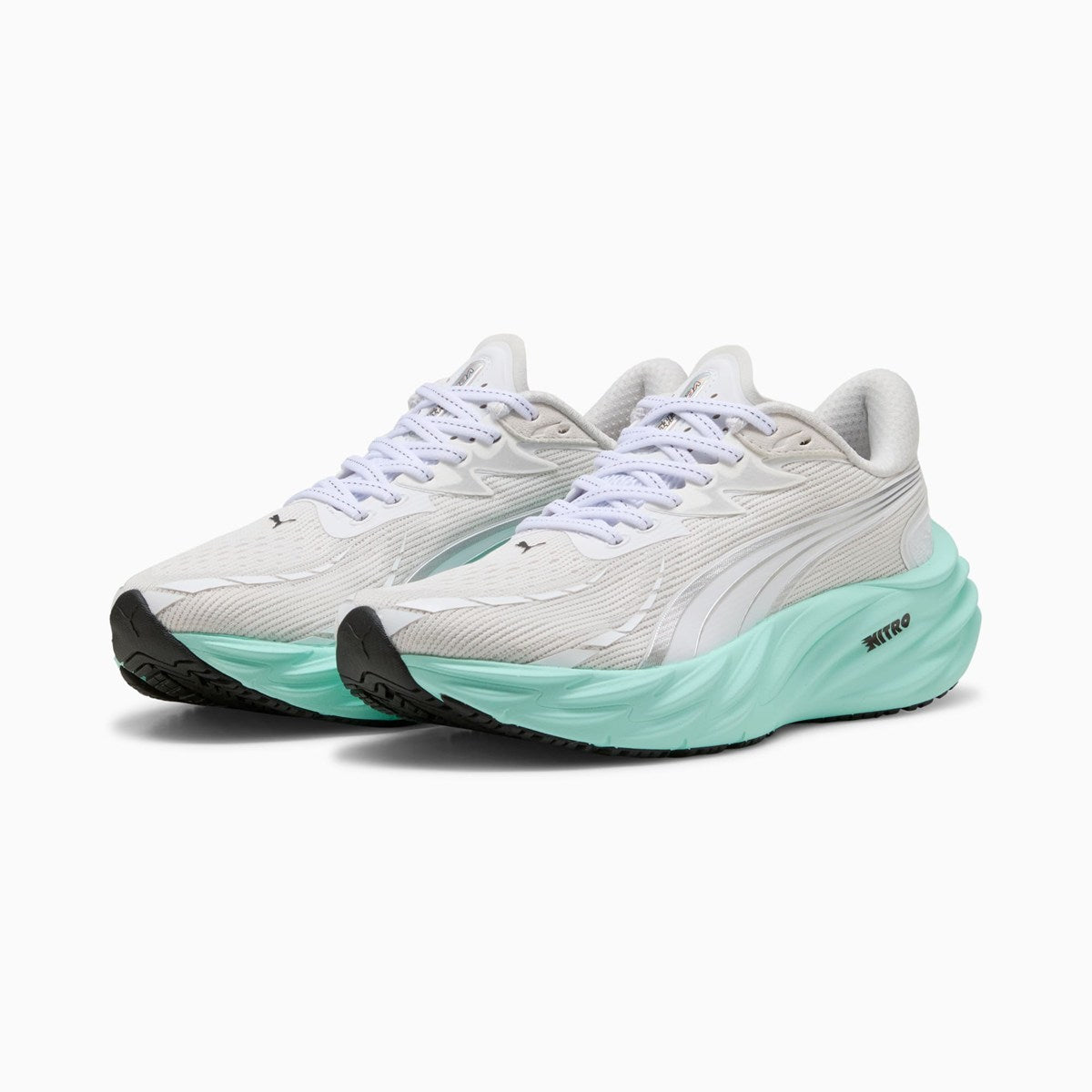 PUMA - WMNS VELOCITY NITRO 4 PUMA WHITE/MINT MELT 【311141-05】