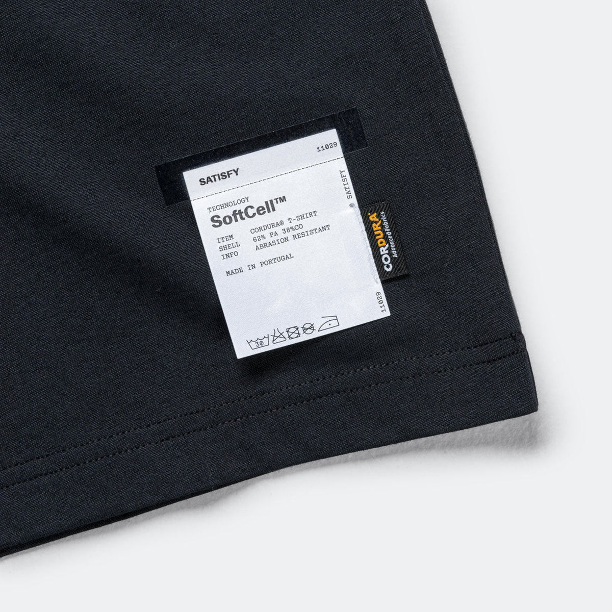 SATISFY - Softcell Cordura T-Shirt Black 【11029-BK-SC】