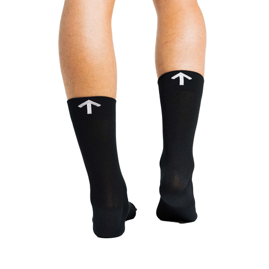 CHANCE Padded Sock-Black/White